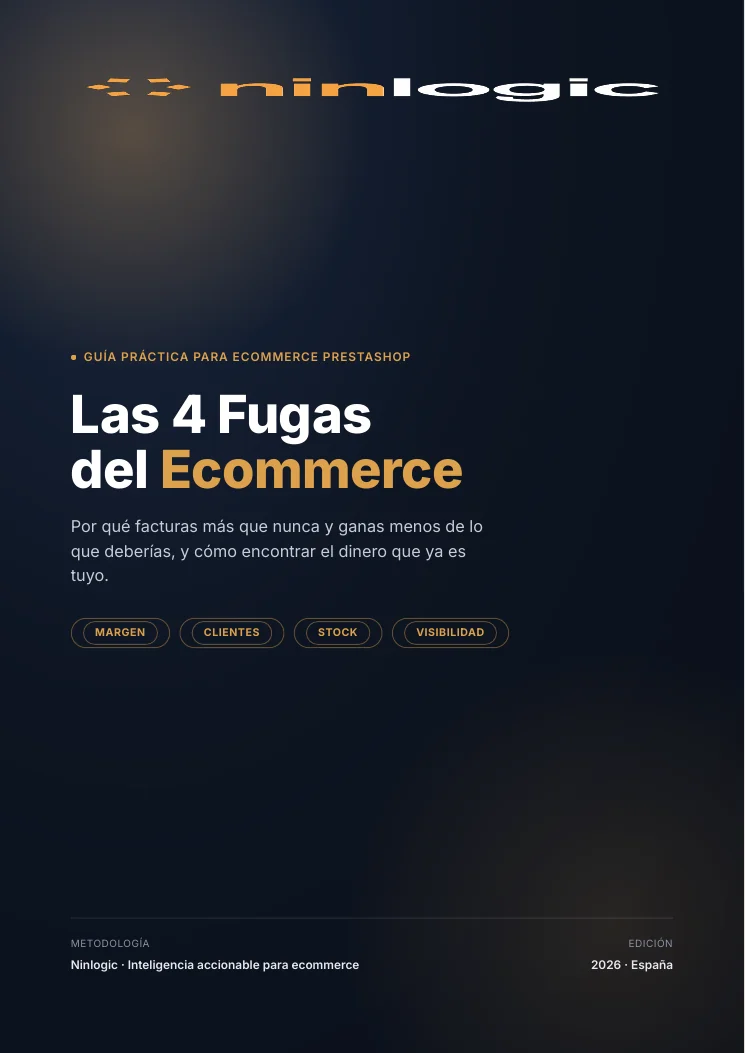 Portada de la guía Las 4 Fugas del Ecommerce